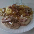 El cooksnap de Monica Aira Fernandez cuando hizo Pechuga de pollo con salsita y patatas😋🍴.