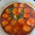 El cooksnap de María Alicia cuando hizo Albóndigas con salsa napolitana.