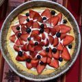 El cooksnap de fionaff cuando hizo Tarta de Frutillas dulce de leche y crema.