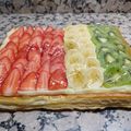 El cooksnap de Elena cuando hizo Hojaldre de crema y frutas.
