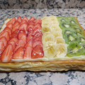 El cooksnap de Elena cuando hizo Hojaldre de crema y frutas.