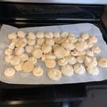El cooksnap de Valeria Sanabria cuando hizo Merenguitos caseros.