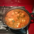 El cooksnap de juan jose febrero culebras cuando hizo Potaje de Vigilia o Potaje de bacalao con garbanzos y espinacas.
