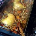 El cooksnap de ELARQUITECT0 cuando hizo Pollo al disco con papas rejilla a la cerveza🍺.