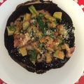 El cooksnap de Danela Goussen cuando hizo Hongos portobellos rellenos.