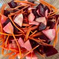 il Mara quando ha preparato Insalata di barbabietole, mele e carote