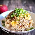 Amy’s Kitchen 的 麻油肉絲蛋炒飯 cooksnap