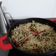 El cooksnap de Sonia cuando hizo Espaguetis con verduras y gulas al ajillo.