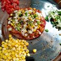 Binita Makwana's cooksnap of when they made વેજ પીઝા (Veg. Pizza Recipe In Gujarati).