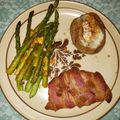 avgJones's cooksnap of when they made Brown sugar bacon wrapped pork chops.