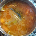 El cooksnap de Sonia cuando hizo Caldo de pescado para paella o sopas.