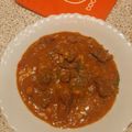 Cooksnap-ul lui Diana Onchiş atunci când a preparat Gulaș de vită cu găluște.