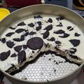 El cooksnap de Ari Hinojosa cuando hizo Cheesecake de Oreo.