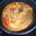 El cooksnap de pepe cuando hizo Arroz con bogavante.