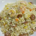 Cooksnap Nilam Jamil semasa beliau membuat Nasi Goreng Cina.
