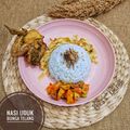 Cooksnap dari Andhien~Rhea's Kitchen untuk resep Nasi Uduk Bunga Telang Simple dengan Rice Cooker
