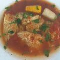 Cooksnap-ul lui Anamaria Turcu atunci când a preparat Supă de pui cu găluște de griș și bulion.