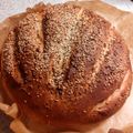 A&M _AB Cooksnap-ja, amikor elkészítette a(z) Köménymagos rozsos kenyér szezámmaggal 😉🍞 receptet.