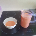 El cooksnap de Manolo Guerrero cuando hizo Gazpacho andaluz.