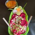 Dolly Tolani का कुकस्नैप जब उन्होंने तिरंगा जीरा राइस (Titanga jeera rice recipe in Hindi) बनाया था।