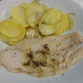 El cooksnap de miriam cuando hizo Panga y papas al limon.