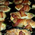 Alicia 's cooksnap of when they made Bacon wrapped jalapeno poppers.