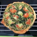 El cooksnap de La cocina de Esperanza cuando hizo Quiche de Espinacas y Tomates cherry (Thermomix).