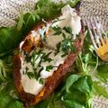 Cooksnap de Au Rèl sur la recette Patate douce rôtie au four et sauce au yaourt aux herbes fraiches