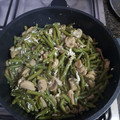 El cooksnap de navarrobelen3 cuando hizo Judias verdes con champiñones.