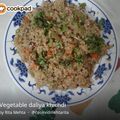 Rita mehta का कुकस्नैप जब उन्होंने वेजिटेबल दलिया (Vegetable daliya recipe in Hindi) बनाया था।
