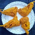 Sunanda Das's cooksnap of when they made কুমড়ো ফুলের পকোড়া(kumro phuler pakoda recipe in Bengali).
