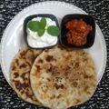 Swati Sheth's cooksnap of when they made અમ્રીતસરી કુલ્ચા(amritsari stuffed kulcha recipe in Gujarati).