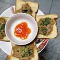 รูป Cooksnap ของ Tingnongnoe Sumjoy เมื่อเขาทำ ขนมปังหน้าไก่ ด้วยหม้ออบลมร้อน