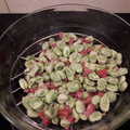 El cooksnap de Erikillo cuando hizo Wok de habitas tiernas con jamón al ajillo.