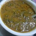 Shreya Garg का कुकस्नैप जब उन्होंने मूंग दाल पालक (Moong dal palak recipe in hindi) बनाया था।