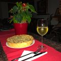 El cooksnap de Heidi Redondo cuando hizo Quiché de pollo con champiñones.