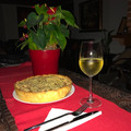 El cooksnap de Heidi Redondo cuando hizo Quiché de pollo con champiñones.