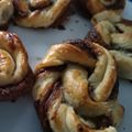 El cooksnap de Cristina Conde de Frias cuando hizo Espirales de hojaldre y crema de cacao.