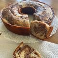 El cooksnap de Graciela Federico cuando hizo Torta Matera de pote de yogur marmolada.