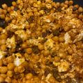 El cooksnap de Mario Luis Giron Fdez cuando hizo Garbanzos salteados con morcilla y huevo frito.