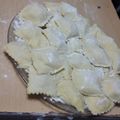 El cooksnap de Ramiro Giagante cuando hizo Sorrentinos de jamón y queso.