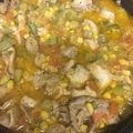 El cooksnap de blanca cuando hizo Calabacitas con pollo y elote a mi estilo. 😋😋.