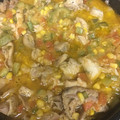 El cooksnap de blanca cuando hizo Calabacitas con pollo y elote a mi estilo. 😋😋.