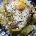 El cooksnap de Stefii ❤ cuando hizo Bifes con cebolla y huevo.