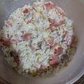 El cooksnap de Giannina Mariani cuando hizo Ensalada de arroz.