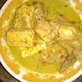 Cooksnap dari Yenni Rahmawati untuk resep Ayam, tempe dan tahu kari kuning