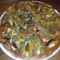 El cooksnap de Vivi cuando hizo Pizza integral con vegetales salteados.
