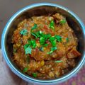 Sarika Sharma का कुकस्नैप जब उन्होंने बैंगन का भरता (Baingan ka bharta recipe in hindi) बनाया था।
