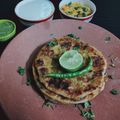 Parul Patel's cooksnap of when they made આલુ પરાઠા (Aloo Paratha Recipe in Gujarati).