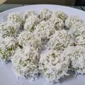Cooksnap jessy sutha semasa beliau membuat Onde-Onde/Buah Melaka.
